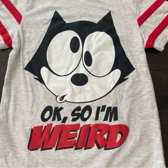 Felix the cat Ok, I'm weird logo Short sleeves tees - Size S - Picture 4 of 8